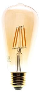 Dekorační LED žárovka E27 teplá 2700k 6w 700 lm jantarová