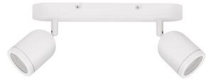 NOVA LUCE bodové svítidlo ORSON bílý kov GU10 2x10W 230V IP44 bez žárovky 9555816