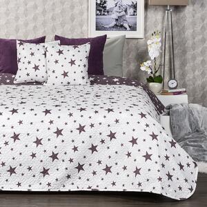 Přehoz na postel Stars, 220 x 240 cm, 2 ks 40 x 40 cm