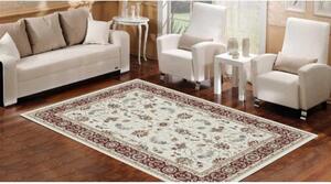 Kusový koberec klasický Fariba bíločervený 120x170cm
