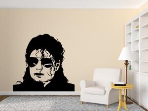 Michael Jackson portrét - Samolepka na zeď - 107x100cm