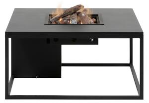 Stůl s plynovým ohništěm COSI- typ Cosiloft 100 černý rám / černá deska