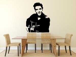 Elvis Presley - Samolepka na zeď - 100x80cm
