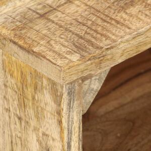 Noční stolek Ethell - hrubé mangovníkové dřevo | 40x30x50 cm