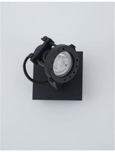 NOVA LUCE bodové svítidlo SALVA černý kov GU10 1x10 230V IP20 bez žárovky 9155101