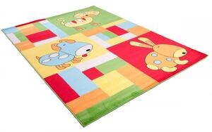 Dětský kusový koberec Manny zelený 80x150cm