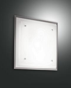 Fabas 2957-61-102 Maggie, stropní hranaté svítidlo z bílého skla, 1x60W, 30x30cm