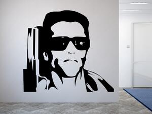 Arnold Schwarzenegger Terminátor - Samolepka na zeď - 111x100cm