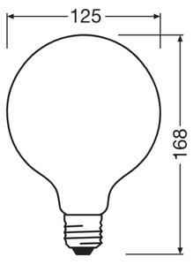 LED Žárovka GLOBE CLASSIC FILAMENT G125 E27/11,6W/230V 4000K - Ledvance
