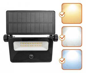 LED Solární reflektor se sen. NCS G2 LED/10W/3,7V 3000/4000/6500K IP54 1800 mAh