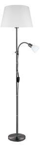 Eglo 31178 - Stojací lampa ALMACEN 1xE27/60W/230V + 1xE14/25W černá/bílá