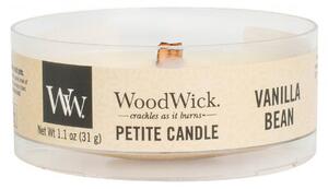 Aromatická svíčka, WoodWick Petite Vanilla Bean, hoření až 8 hod