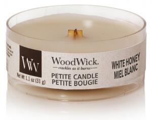Aromatická svíčka, WoodWick Petite White Honey, hoření až 8 hod