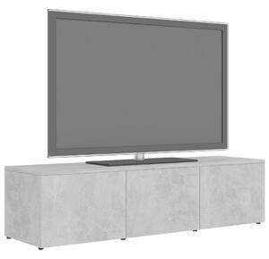 TV stolek Ikas - betonově šedý | 120x34x30 cm