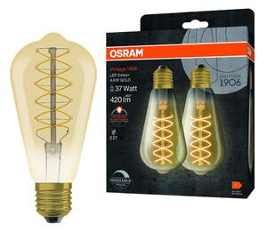 SADA 2x LED Stmívatelná žárovka VINTAGE FILAMENT E27/4,8W/230V 2200K - Osram