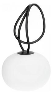 LED Stm. nabíjecí venkovní svítidlo VENEZIA LED/1,5W/5V 2500K IP54 2600mAh černá