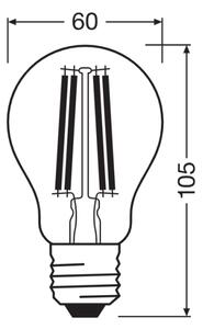 LED Žárovka CLASSIC FILAMENT A60 E27/11W/230V 2700K - Ledvance