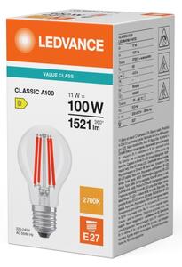 LED Žárovka CLASSIC FILAMENT A60 E27/11W/230V 2700K - Ledvance
