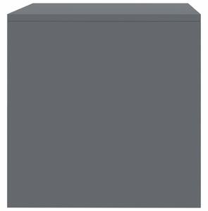 TV stolek Basic - 80x40x40 cm | šedý s vysokým leskem
