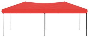 Skládací party stan červený 3 x 6 m