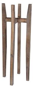 Dřevěný stojan na květináč Mica ASCOT 89, hnědý