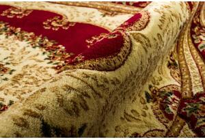*Kusový koberec klasický vzor bordó ovál 250x350cm