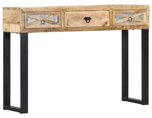 Konzolový stolek Meller - masivní mangovník dřevo | 110x30x76 cm