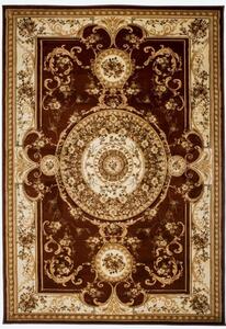 Kusový koberec klasický vzor 3 hnědý 60x100cm
