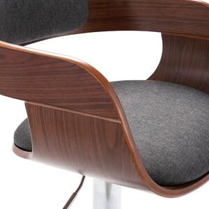 Barová židle Wilber - překližka | šedý