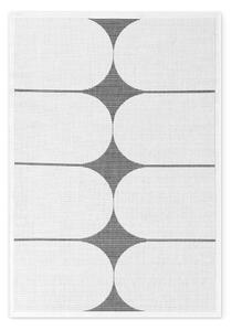 Černobílý vnitřní a venkovní koberec 160x230 cm Duet Bowen – NORTHRUGS