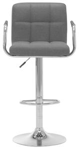 Barová židle - textil | tmavě šedá