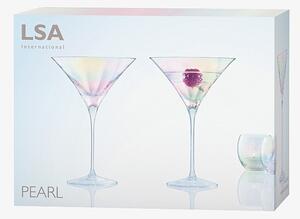 Koktejlová sklenice Pearl, 300 ml, perleťová, set 2 ks - LSA International