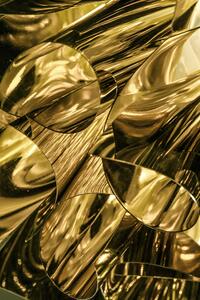 Slamp Veli gold large, designové stropní svítidlo ve zlaté úpravě, 3x12W E27, prům. 78cm