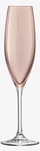 Sklenice na šampaňské Polka, 225 ml, metalická, set 4 ks - LSA International