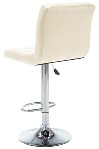 Barové stoličky Breen - umělá kůže - 2 ks | krémové