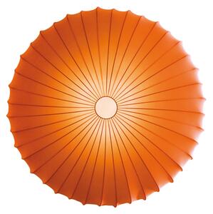 Axolight Muse, designové svítidlo z oranžového textilu, 3x70W, prům. 80cm