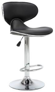 Barové stoličky Porter - umělá kůže - 2 ks | černé
