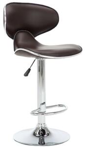 Barové stoličky Porter - umělá kůže - 2 ks | hnědé