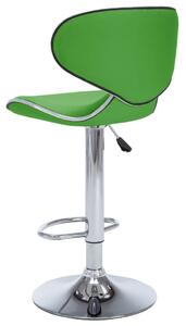 Barové stoličky Porter - umělá kůže - 2 ks | zelené