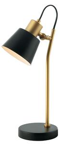 Zambelis 20217 stolní lampa černá/zlatá, 1xE14, 42cm