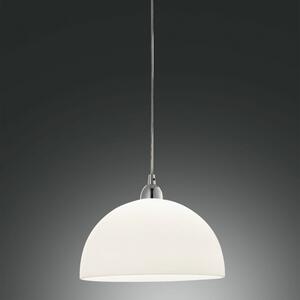 Fabas 2908-45-102 Nice 2908, závěsné svítidlo, 1x60W, kov, bílé stínítko o průměru 36cm