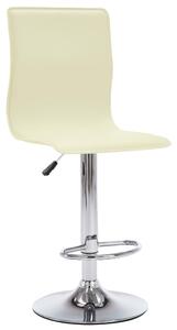 Barové stoličky Swinden - umělá kůže - 2 ks | krémové