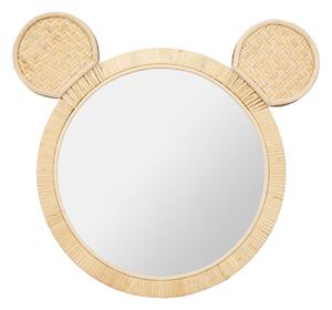 Ostaria Dětské ratanové zrcadlo myš 29 x 36 cm
