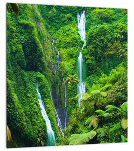 Obraz - Vodopády Madakaripura, východní Java, Indonésie (30x30 cm)