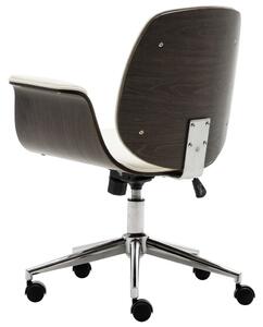 Kancelářská židle Bellair - umělá kůže | bílá