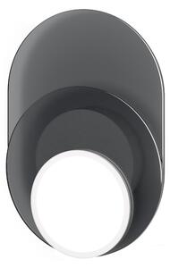 Stropní / nástěnná lampa DOT 04, více variant - TUNTO Model: bílý rám a krycí část, skleněný panel šedý / šedá