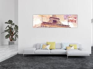 Obraz - Pohled z Paříže (170x50 cm)