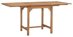 Rozkládací zahradní stůl (110–160) x 80 x 75 cm masivní teak