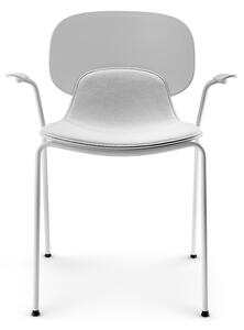 Židle Combo s čalouněnými opěradly, bílá - Eva Solo