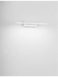 NOVA LUCE nástěnné svítidlo nad zrcadlo MONDRIAN bílý hliník a akryl LED 12W 220-240V 3000K IP44 9053121